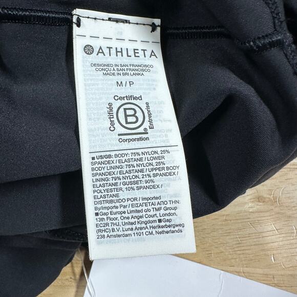Athleta Transcend Dress Black 842770 Women's Size Medium New With Tags - Picture 6 of 11